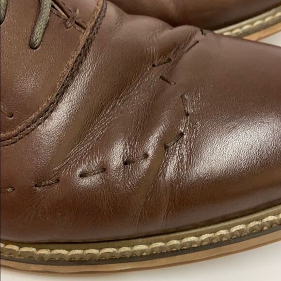 EUC English Laundry Brown Wingtips Sz 10 B42 - Picture 6 of 10